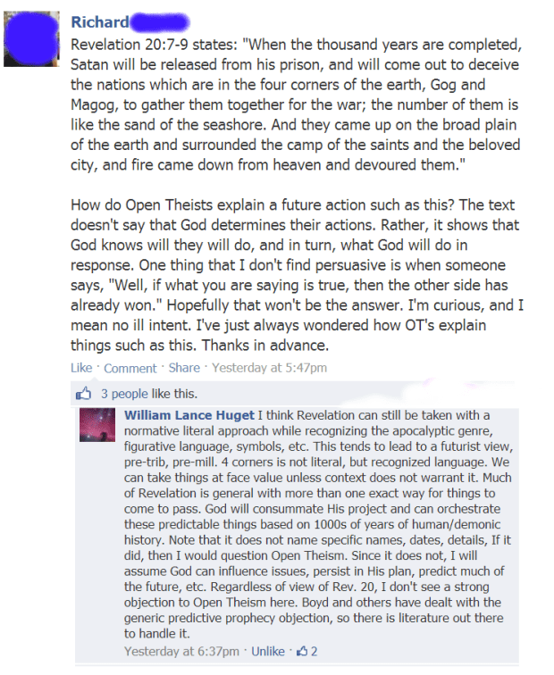 open theism godisopen