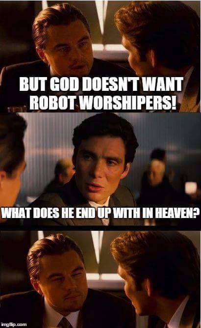robots in heaven