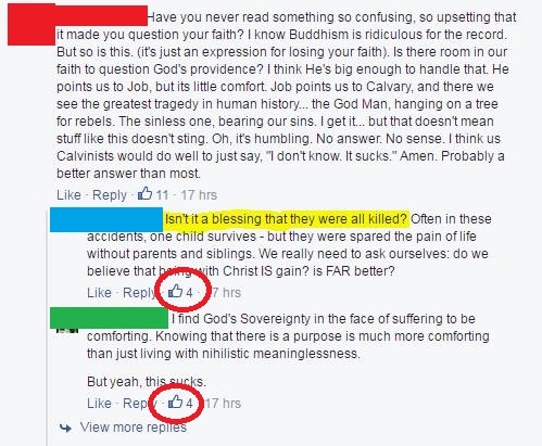 Calvinists Respond to Death